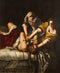 pintura Judith Decapitando A Holofernes - Artemisia Gentileschi