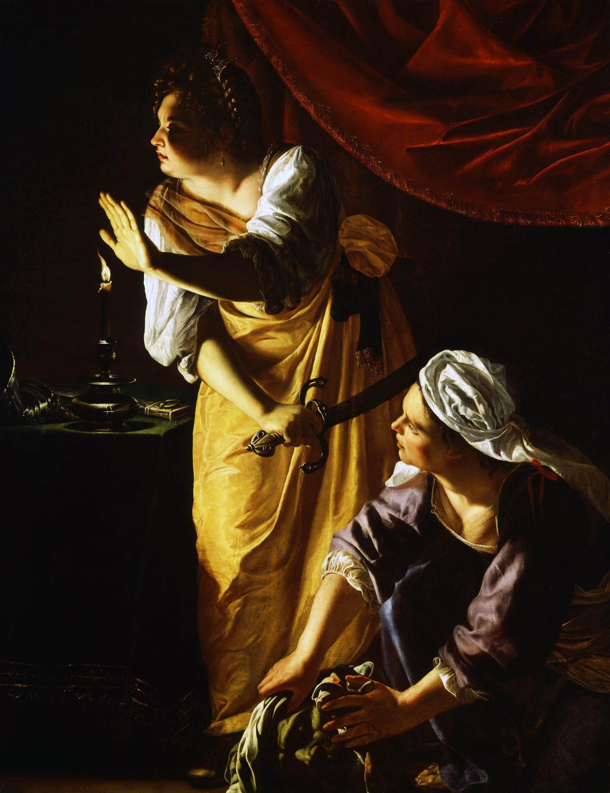pintura Judith Y Su Criada - Artemisia Gentileschi