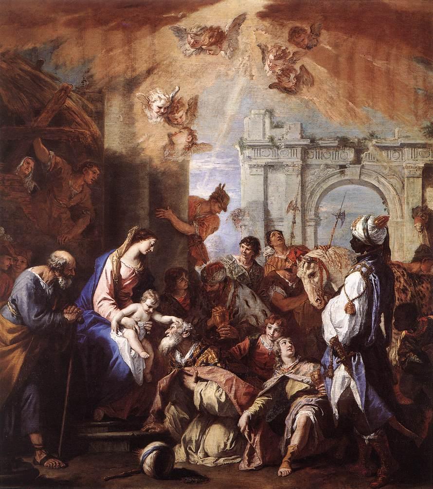 pintura La Adoración De Los Magos - Sebastiano Ricci