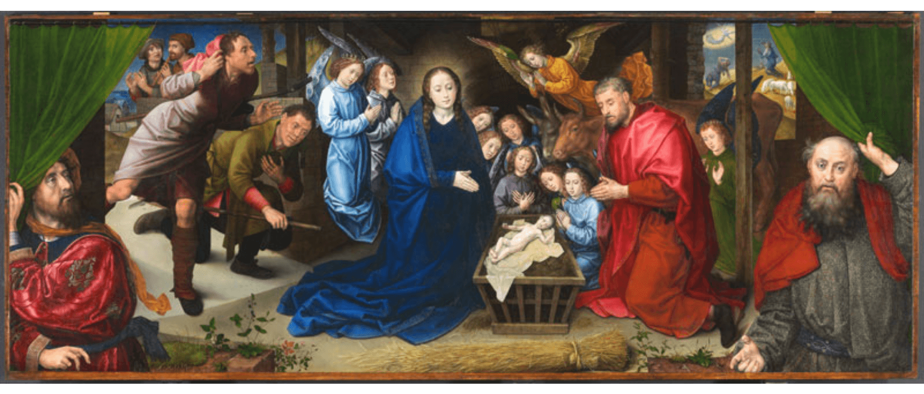pintura La Adoración De Los Pastores - Hugo Van Der Goes