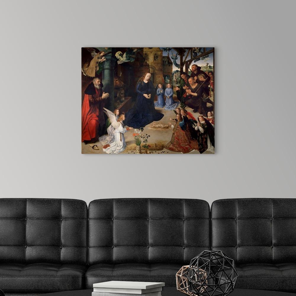 pintura La Adoración De Los Pastores (Portinari) - Hugo Van Der Goes