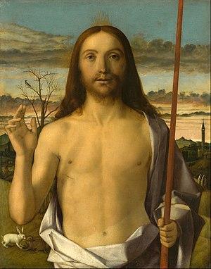 pintura La Bendición De Cristo - Giovanni Bellini