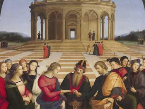 pintura La Boda De La Virgen María (Los Desposorios de la Virgen) - Rafael
