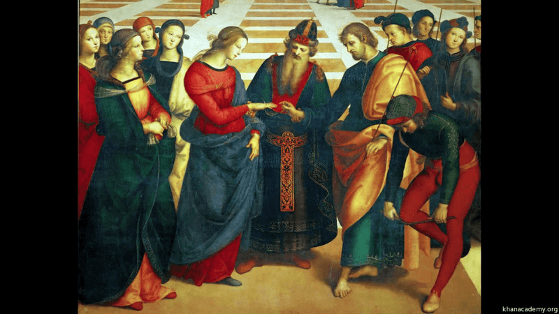 pintura La Boda De La Virgen María (Los Desposorios de la Virgen) - Rafael