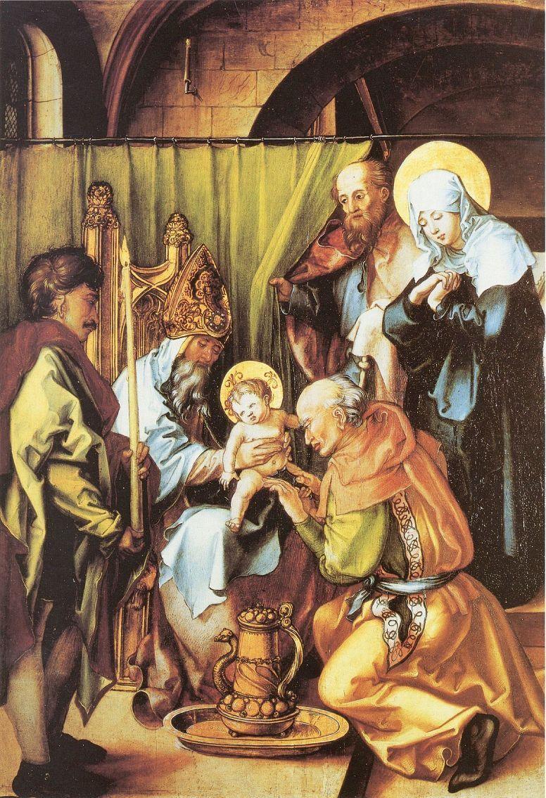 pintura La Circuncisión De Cristo - Albrecht Dürer