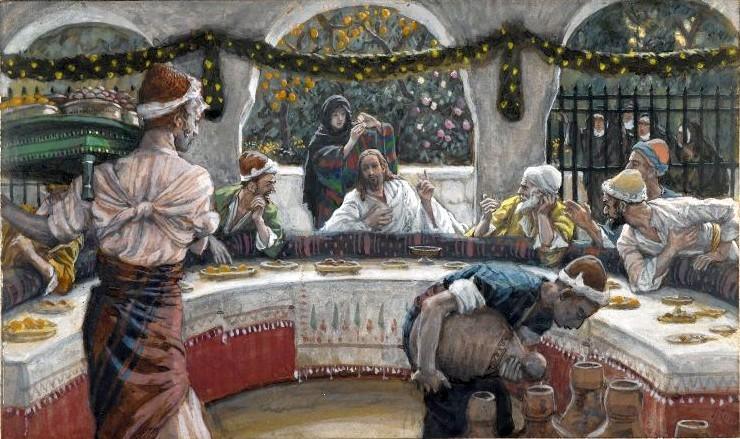 pintura La Comida En La Casa Del Fariseo - James Tissot