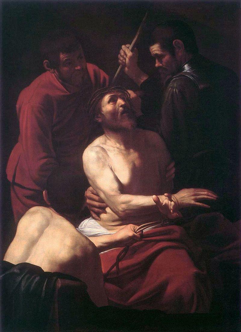 pintura La Coronación De Espinas - Caravaggio