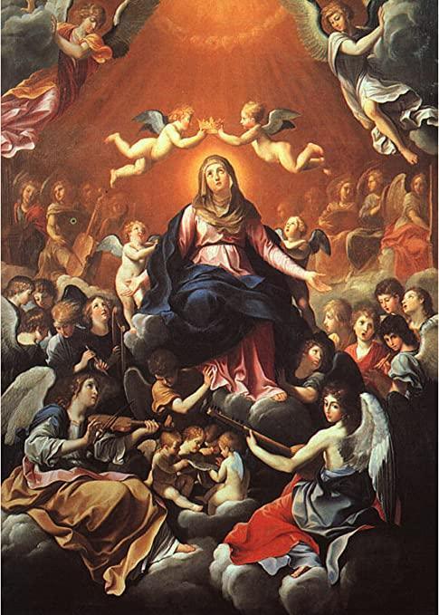 pintura La Coronación De La Virgen - Guido Reni