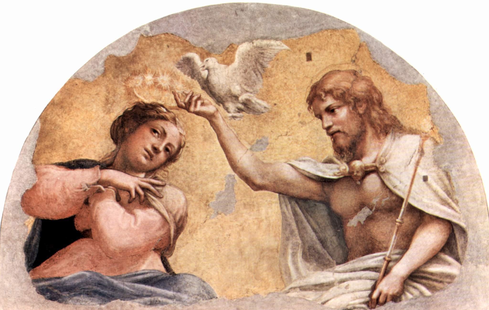 pintura La Coronación De La Virgen - Antonio Da Correggio