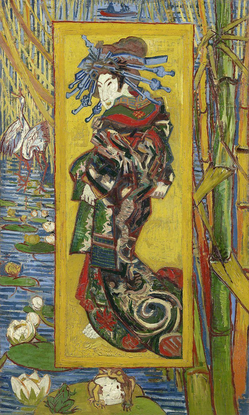 pintura La Cortesana - Vincent Van Gogh