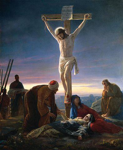 pintura La Crucifixión - Carl Bloch