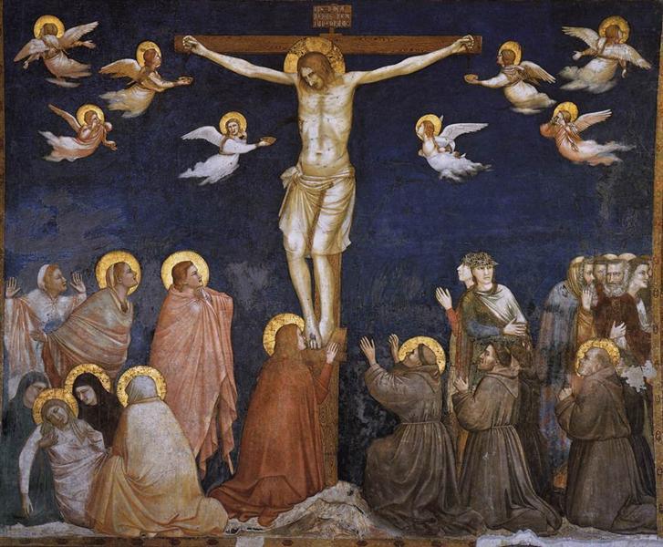 pintura La Crucifixión - Giotto Di Bondone