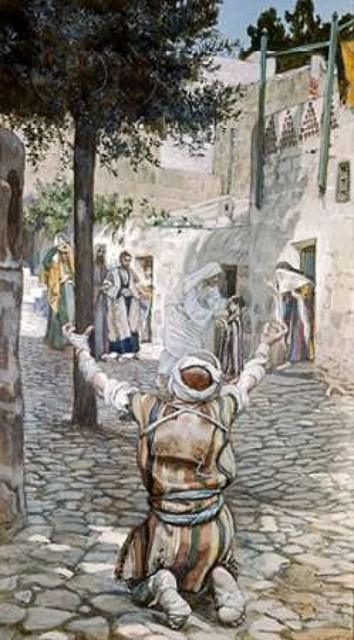 pintura La Curación De Los Leprosos En Capernaum - James Tissot