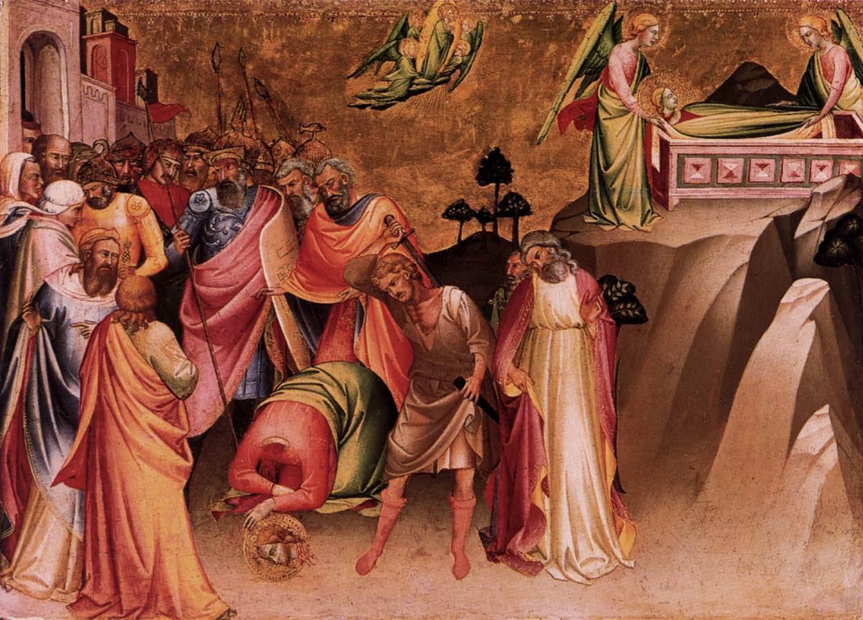 pintura La Decapitación De Santa Catalina De Alejandría - Lorenzo Monaco
