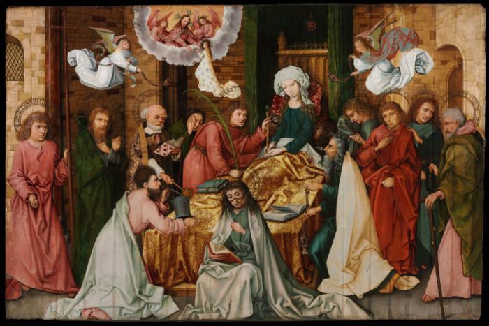 pintura La Dormición De La Virgen - Hans Holbein El Viejo