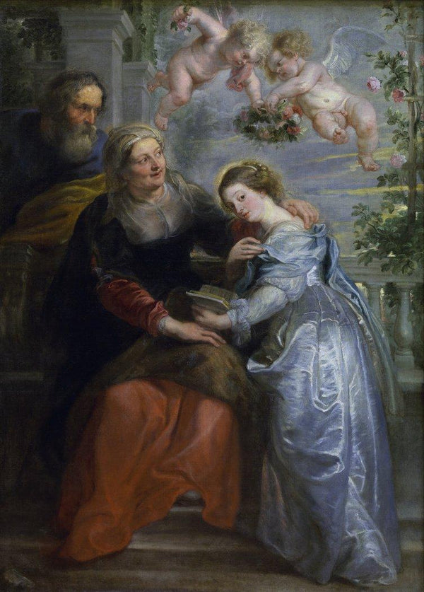 pintura La Educación De La Virgen - Peter Paul Rubens