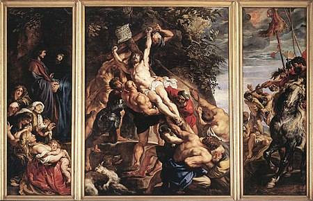 The Elevation of the Cross (right panel)