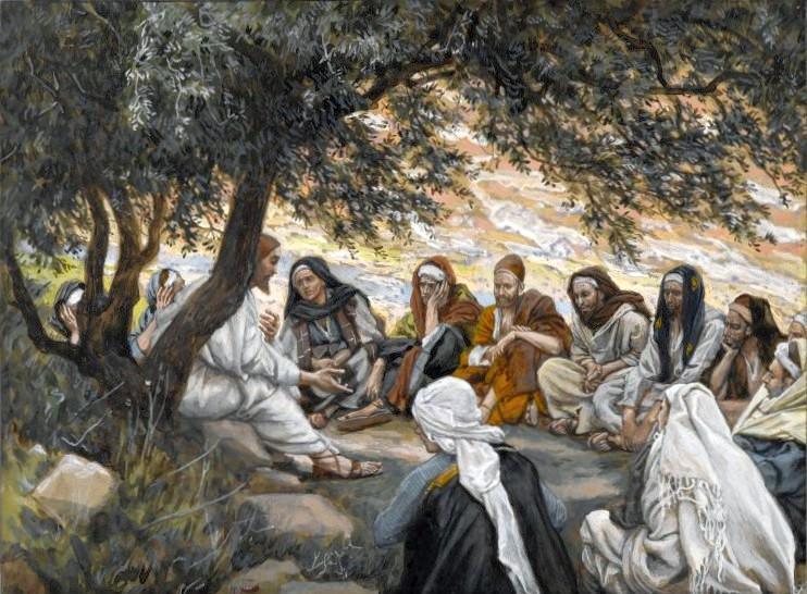pintura La Exhortación A Los Apóstoles - James Tissot