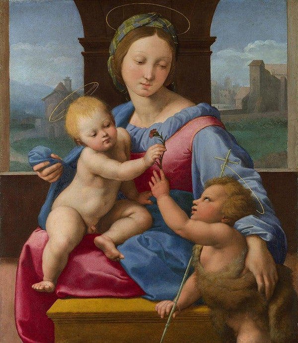 pintura La Madonna de Aldobrandini (Virgen Aldobrandini) - Rafael