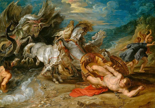 pintura La Muerte De Hipólito - Peter Paul Rubens
