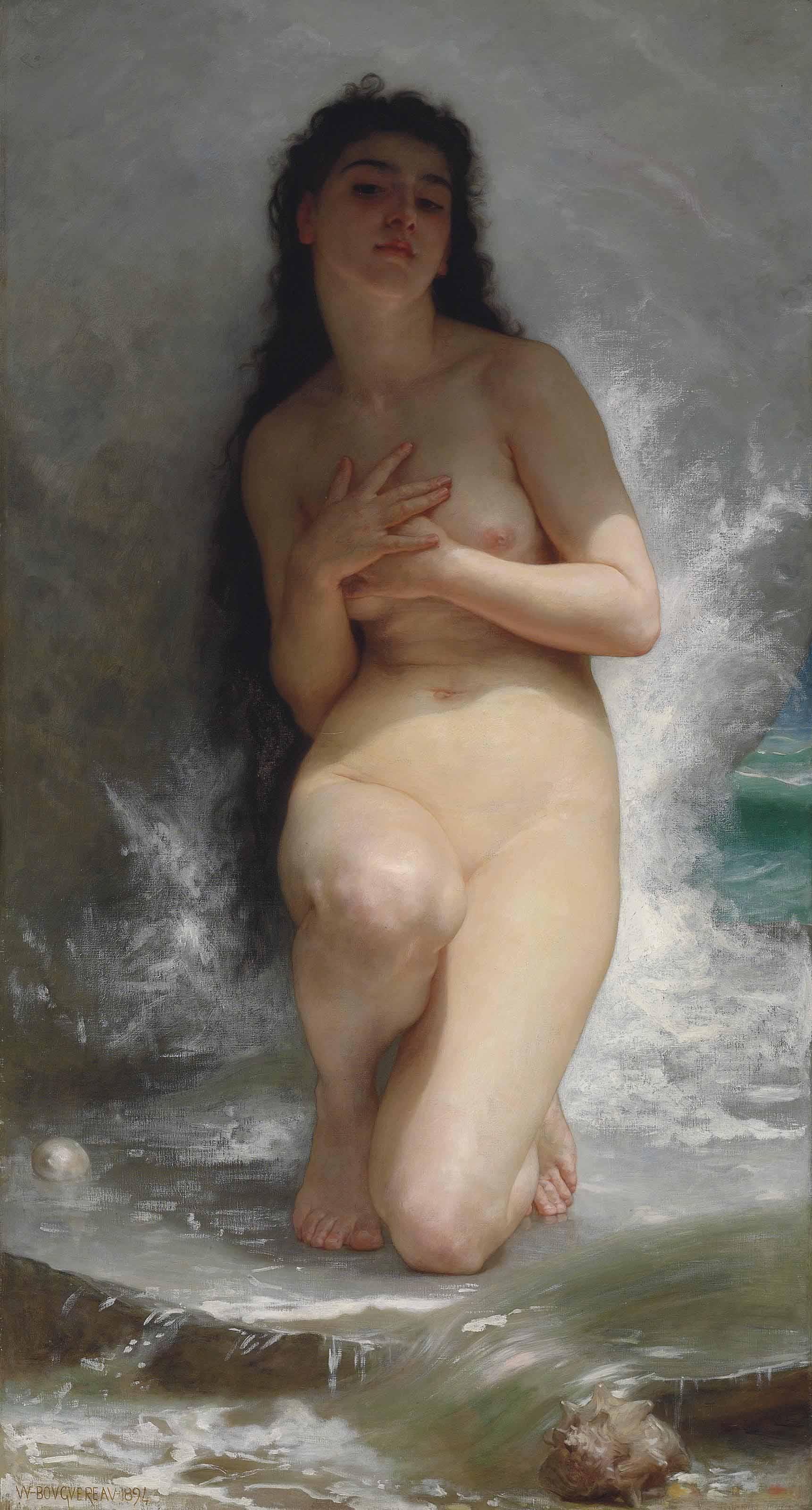 pintura La Perla - William-Adolphe Bouguereau