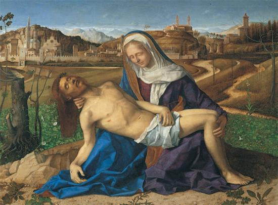 pintura La Piedad De Martinengo - Giovanni Bellini