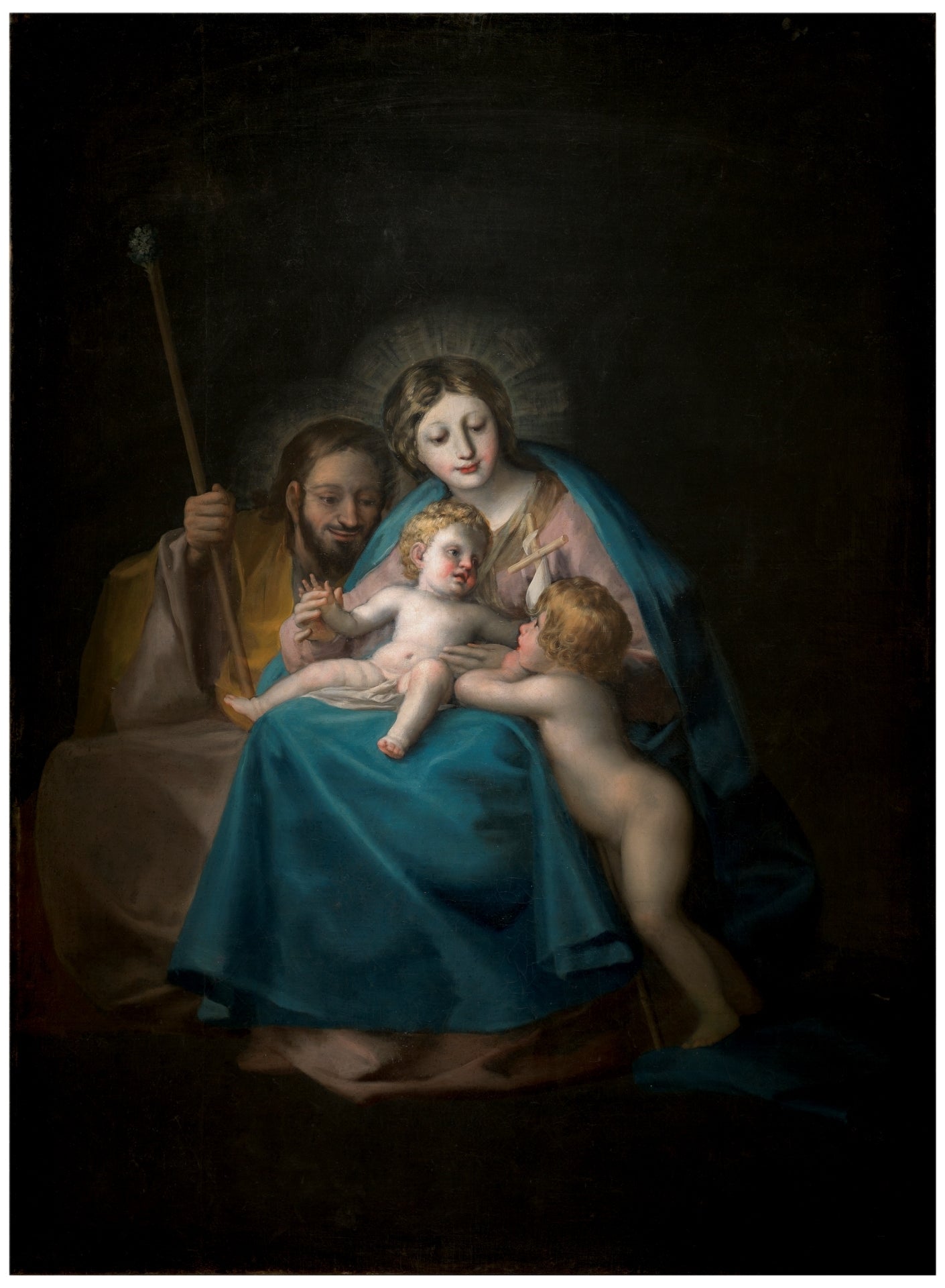 A Família Sagrada Com San Juan Bautista Niño