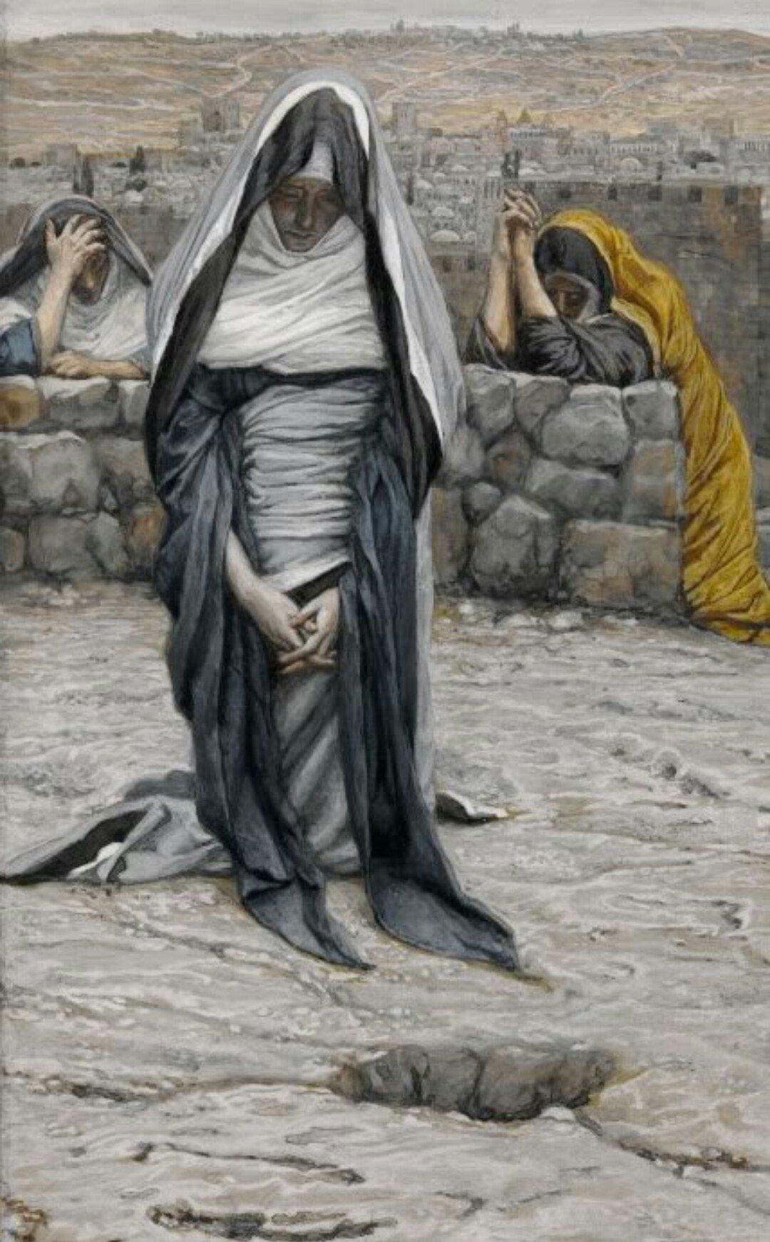 pintura La Santísima Virgen En La Vejez - James Tissot