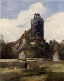 pintura La Torre Del Telégrafo En Montmartre - Camille Pissarro