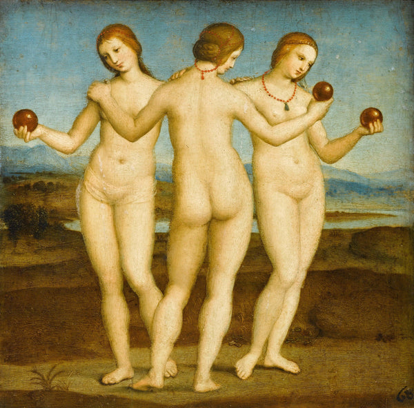 pintura La Tres Gracias - Rafael