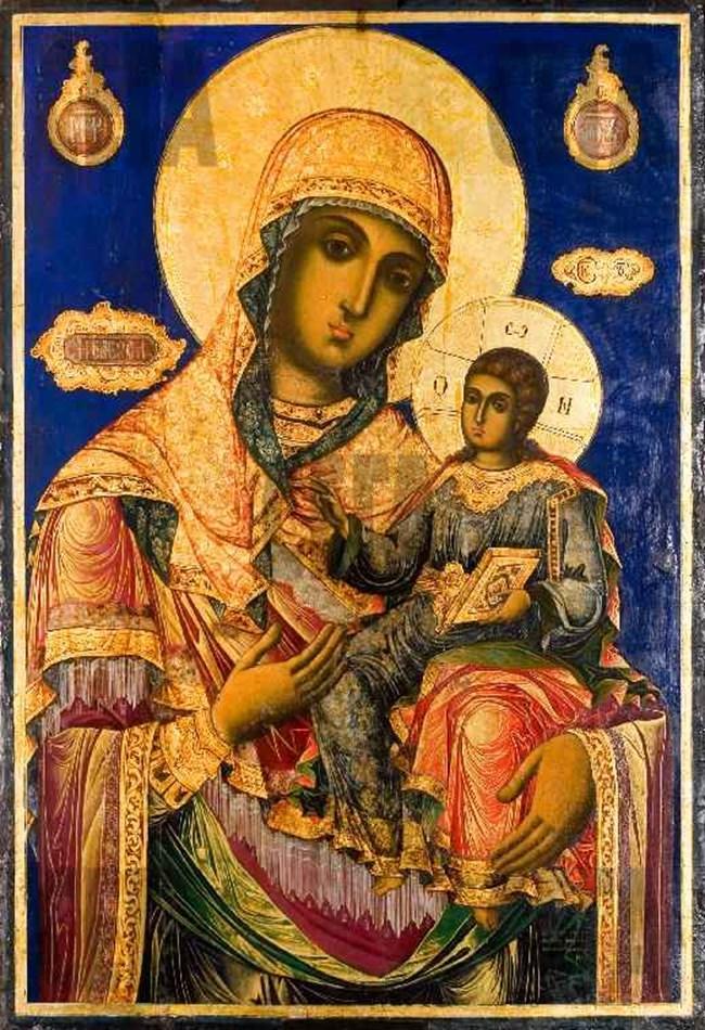 pintura La Virgen Con El Niño - Zahari Zograf