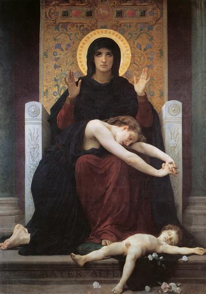 pintura La Virgen Consoladora - William Adolphe Bouguereau