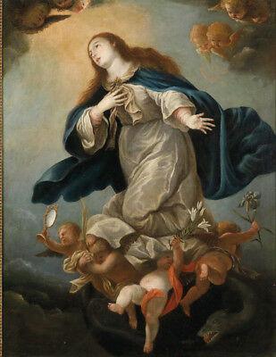 pintura La Virgen Inmaculada - Mateo Cerezo