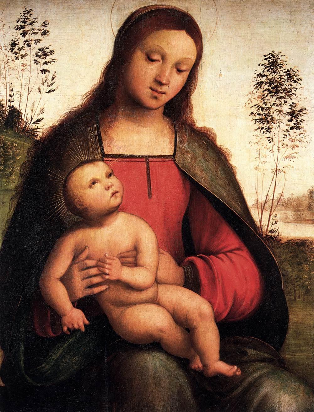 pintura La Virgen Y El Niño - Lorenzo Costa