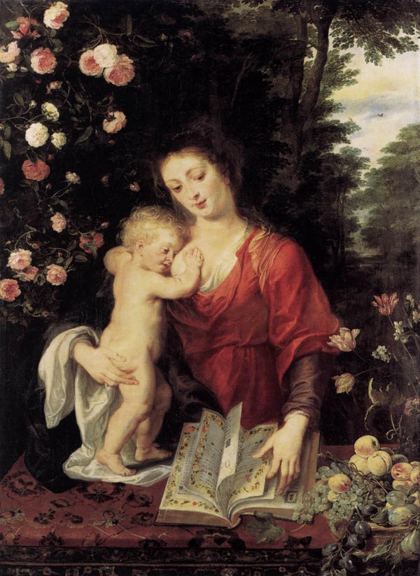 pintura La Virgen Y El Niño - Peter Paul Rubens