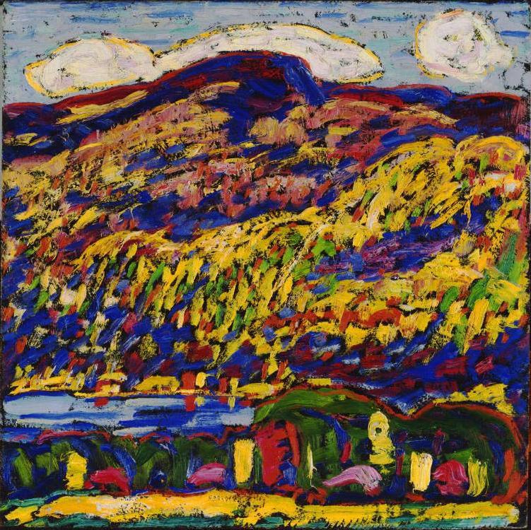 pintura Lago De Montaña, Otoño - Marsden Hartley