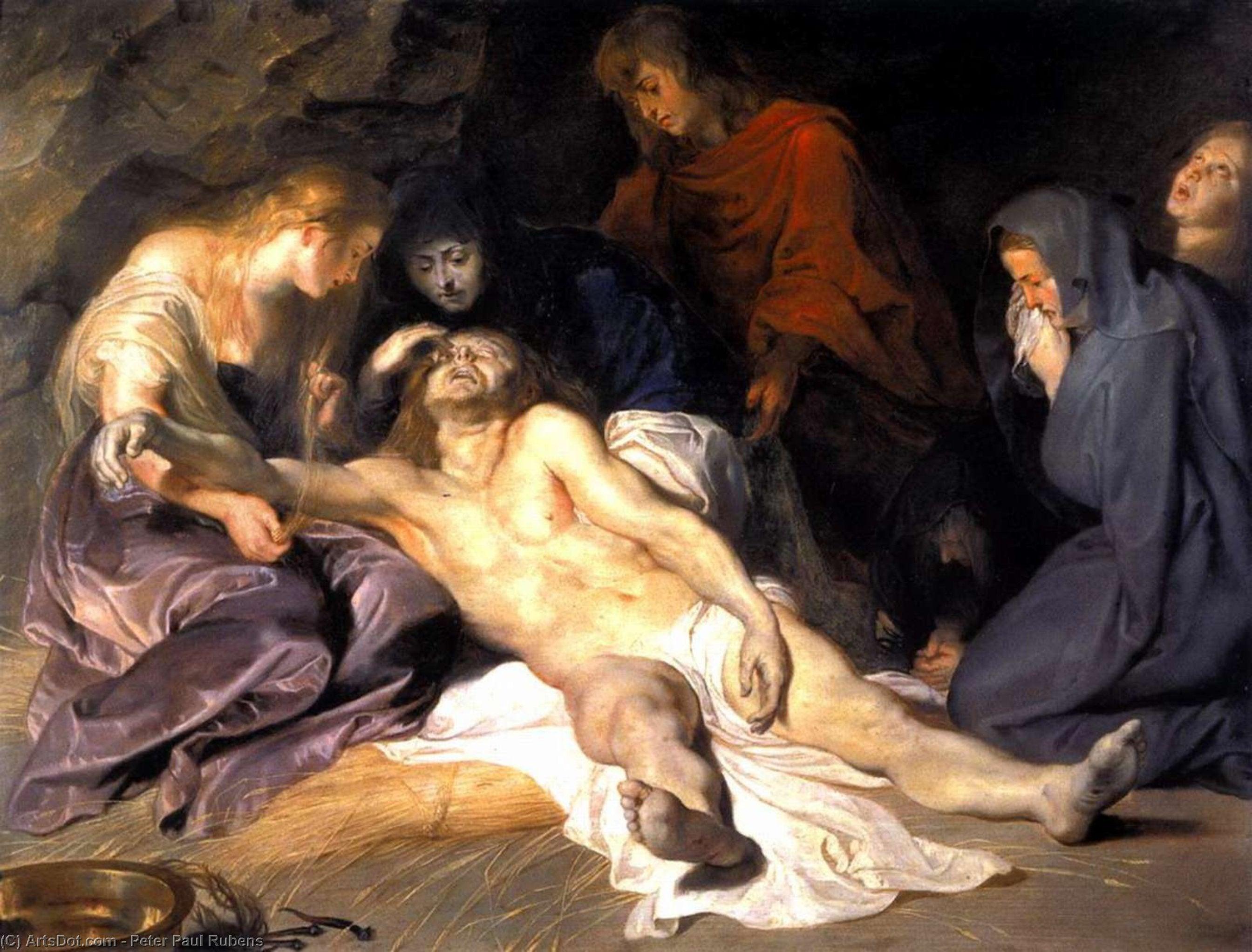 pintura Lamentación De Cristo - Peter Paul Rubens
