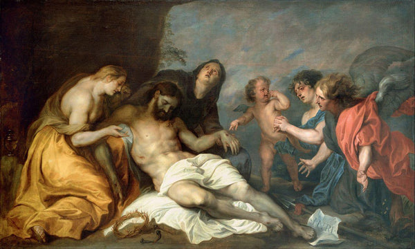 pintura Lamentación Sobre Cristo Muerto - Anthony Van Dyck