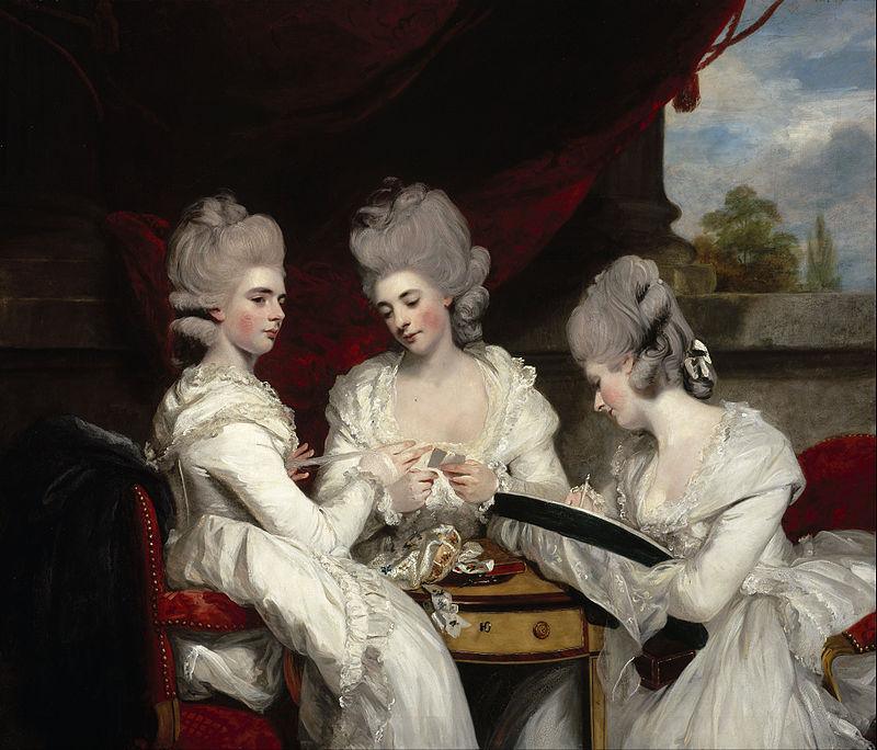 pintura Las Damas Waldegrave - Joshua Reynolds