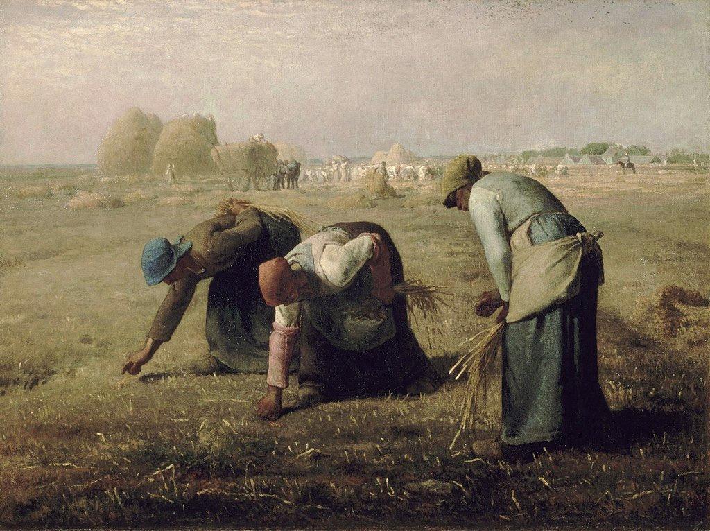 pintura Las Espigadoras - Jean-François Millet