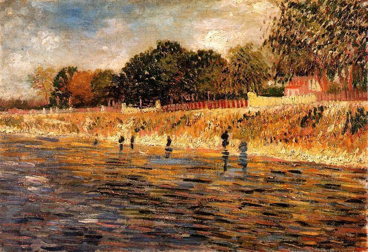 pintura Las Orillas Del Sena - Vincent Van Gogh