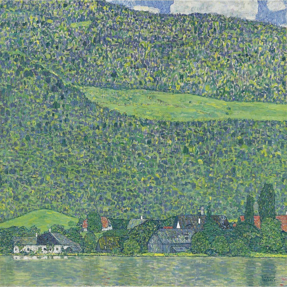 pintura Litzlberg En El Lago Attersee - Gustav Klimt