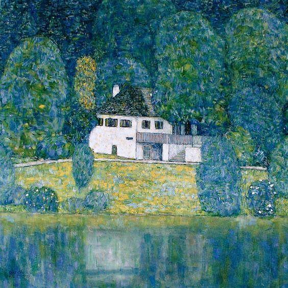 pintura Litzlberg En El lago Attersee - Gustav Klimt