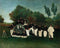 pintura Los Artilleros - Henri Rousseau
