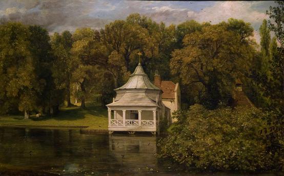 pintura Los Cuartos Detrás De Alresford Hall - John Constable