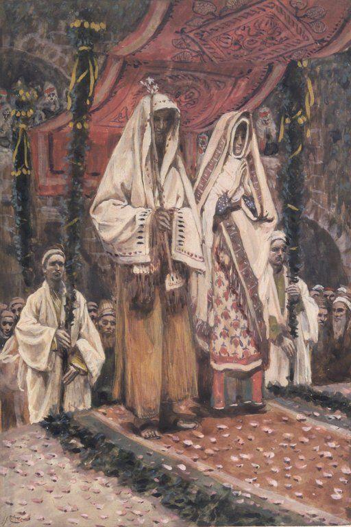 pintura Los Esponsales De La Santísima Virgen Y San José - James Tissot