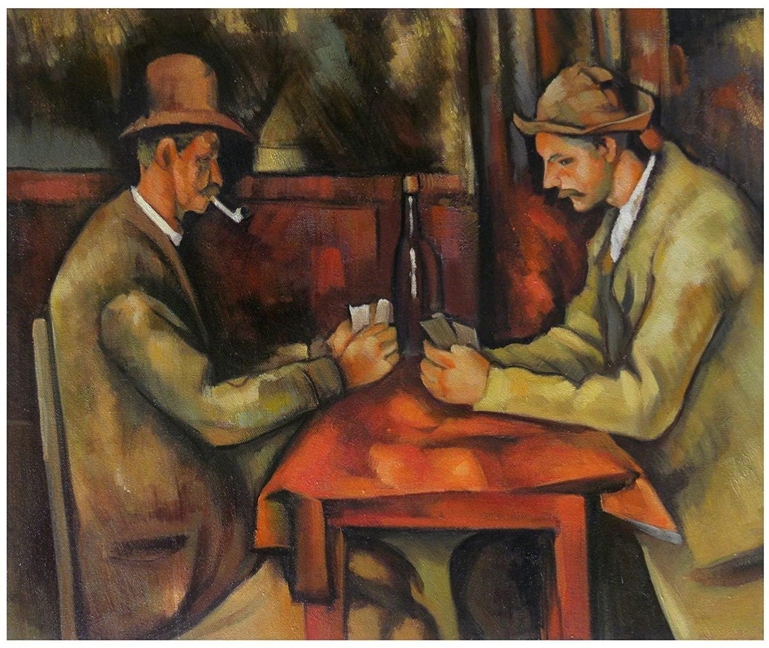 pintura Los Jugadores De Cartas - Paul Cezanne