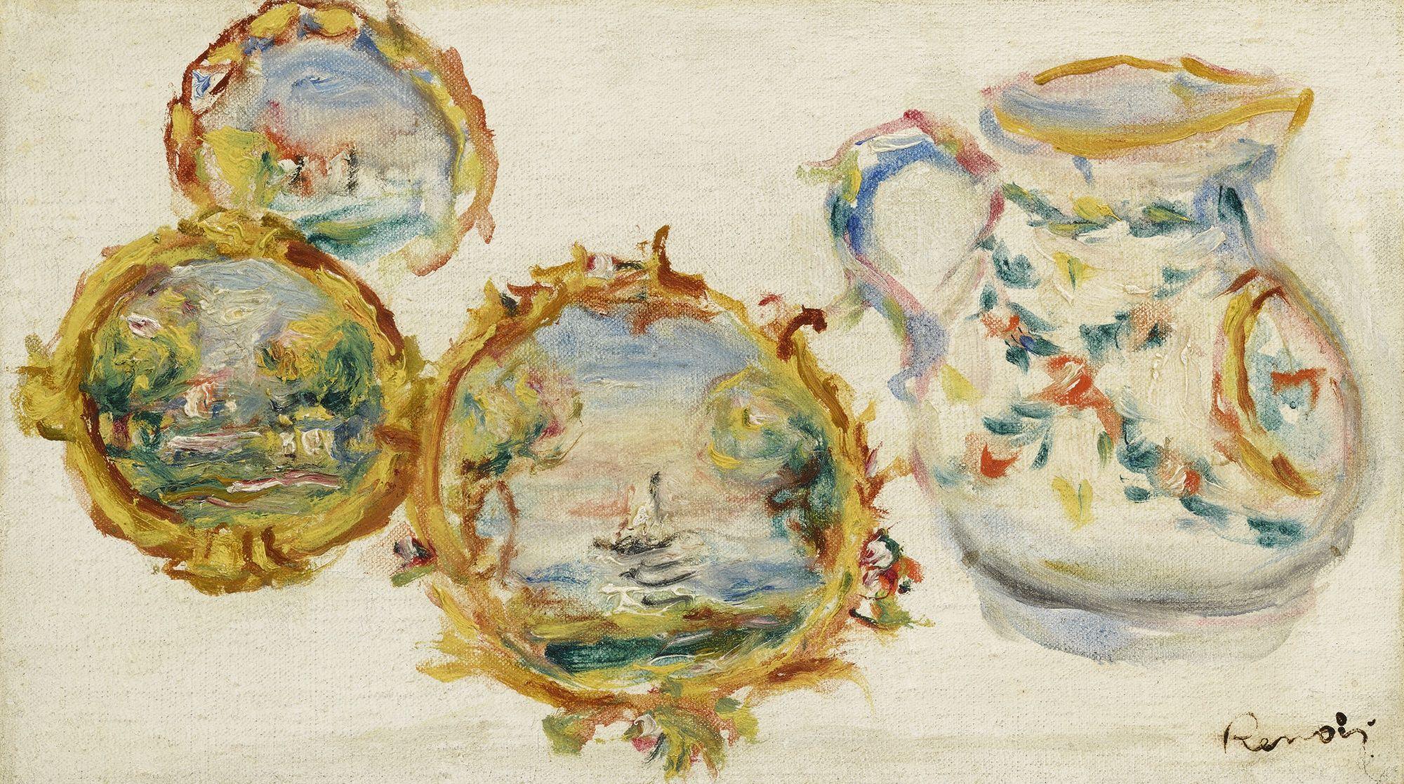 pintura Loza Decorada - Pierre-Auguste Renoir