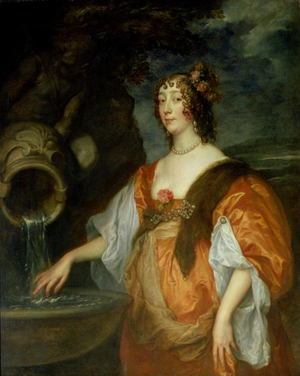 pintura Lucy Hay, Condesa De Carlisle - Anthony Van Dyck