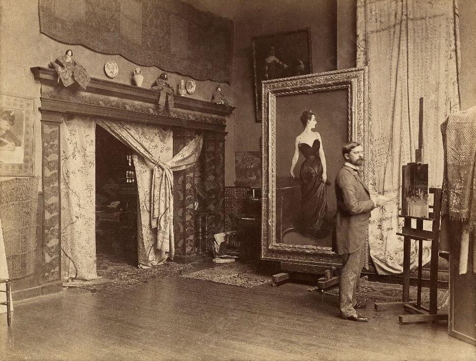 pintura Madam X - John Singer Sargent